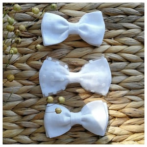 Baby girl headband or toddler hairclip for christening, baptism, special occasions
