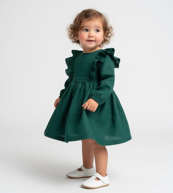 dark green toddler dress Green Toddler Dress| High-Quality Styles