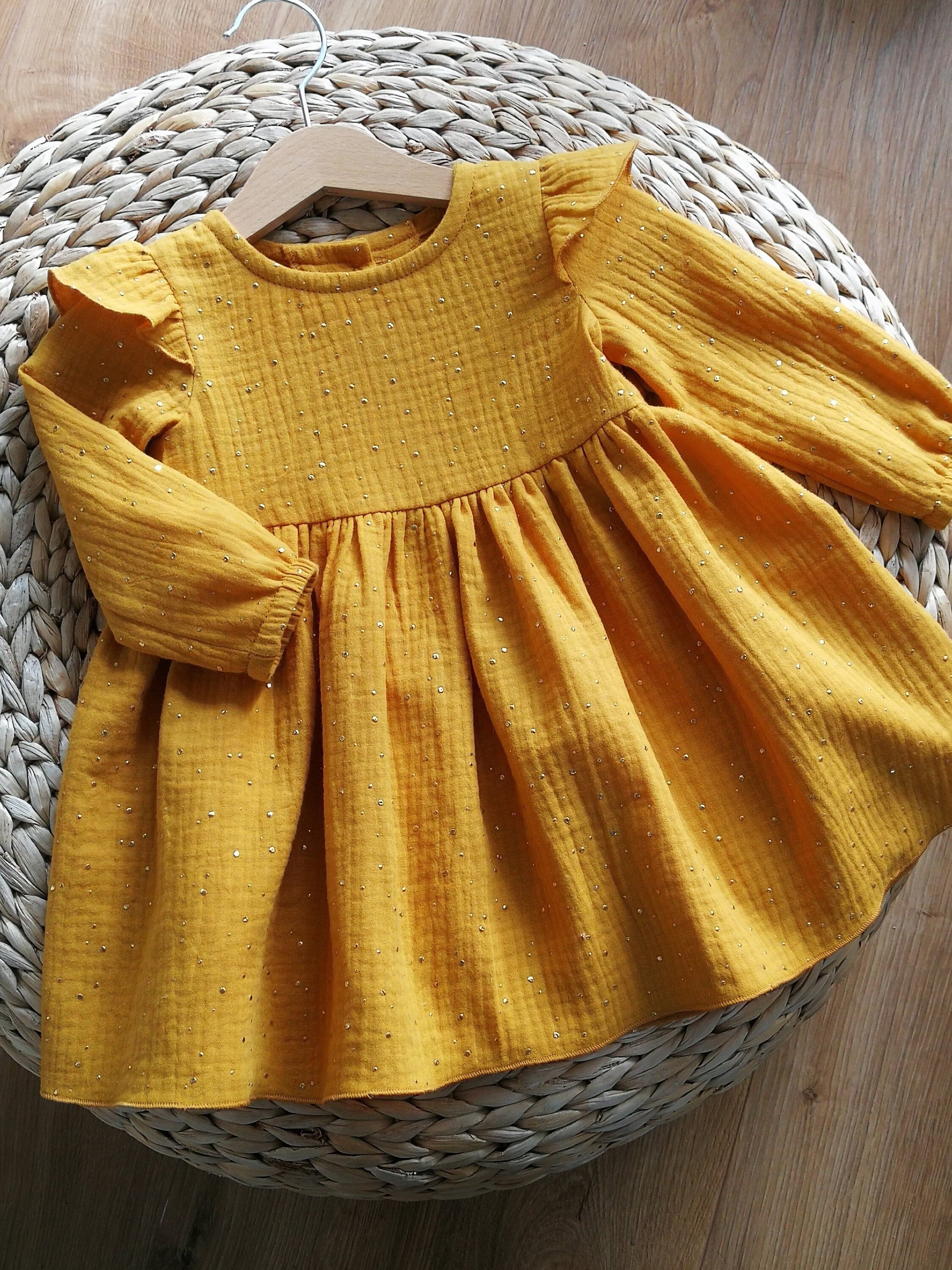 Mustard baby dress sales