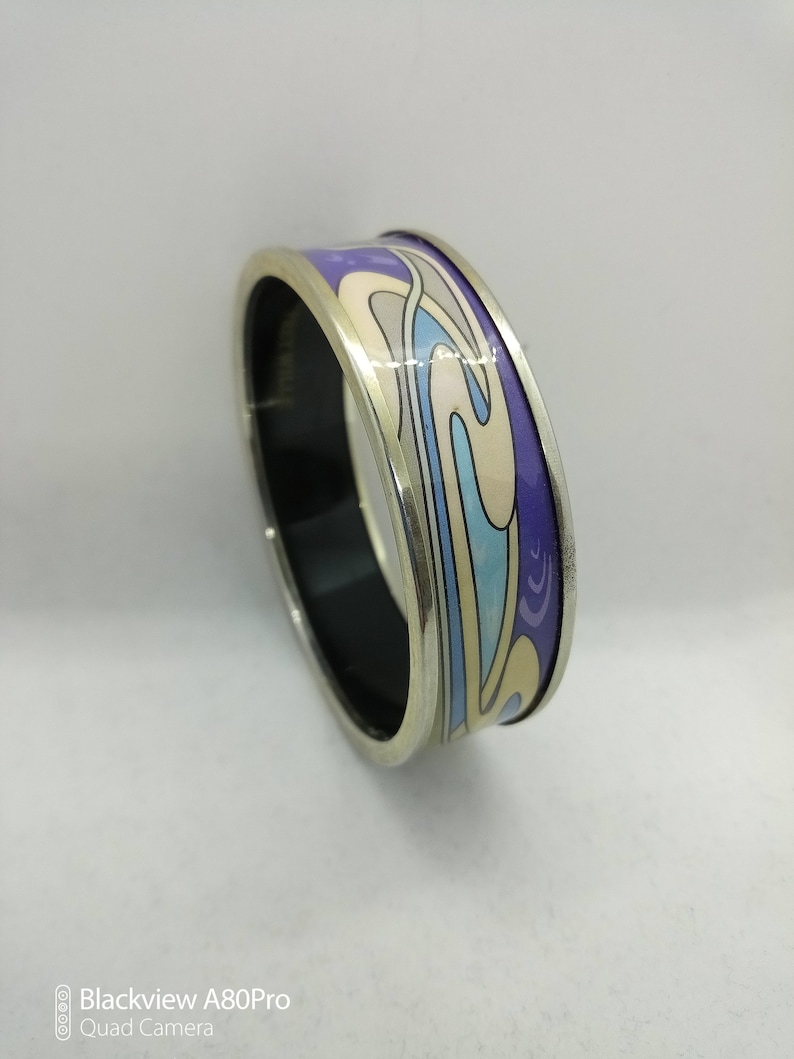 Beautiful Designer Michaela Frey Wille Sarah Bernhardt Bangle in Blue image 3