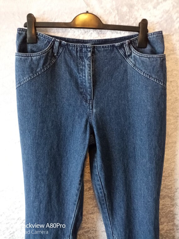 Cute Vintage Y2K Flared Next Blue Jeans 