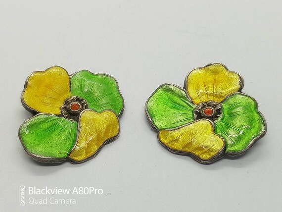 Stunning Vintage 1930s Sterling Silver 925 & Yello