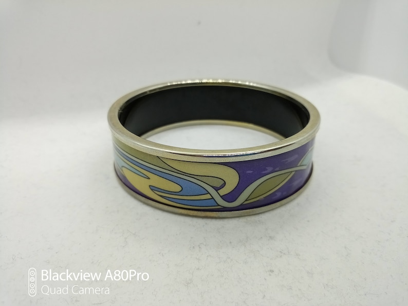 Beautiful Designer Michaela Frey Wille Sarah Bernhardt Bangle in Blue image 2