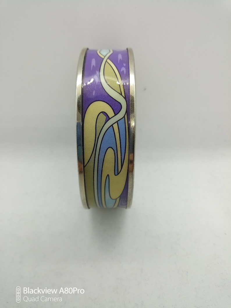 Beautiful Designer Michaela Frey Wille Sarah Bernhardt Bangle in Blue image 6