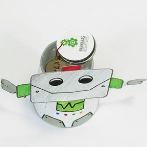 Critter Bot Craft Robot STEM STEAM Activity For Kids / Combines Arts and Crafts with Science and Engineering Ages 6-10 / 8 or 12 bots image 2