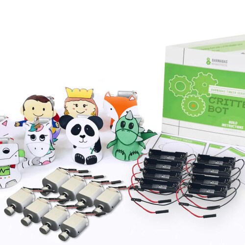 Critter Bot Craft Robot Kit: STEM STEAM Activity (Ages 6-10)