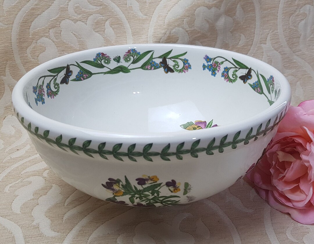Portmeirion Vintage Large Serving Bowl Botanic Garden 1972 Portmeirion