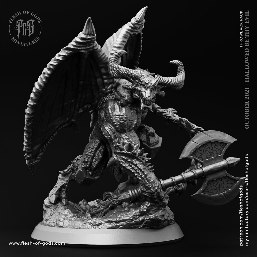 Balor Tabletop RPG Dnd Mini 28mm 32mm D&amp;D Figures for - Etsy Hong Kong