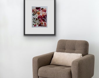 Luz de luna / Impresión de arte Giclee de 9x12 pulgadas / Impresión de bellas artes / Impresión de archivo / Impresión de arte abstracto / pedidos personalizados disponibles