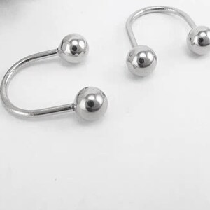 Real solid Platinum Pt950 double ball screw back Earrings,platinum dangle earring for Daily Wear for men, women and children
