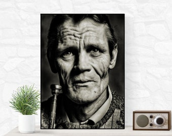 Poster Chet Baker A3 – Papier, Portrait Jazz Légende, Neuf