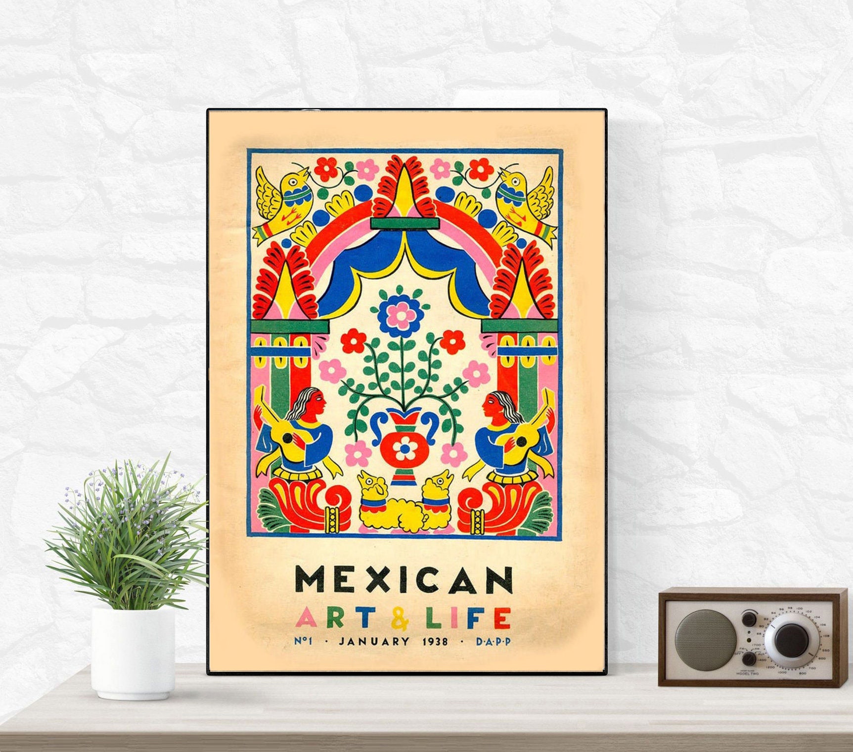 Mexico Art Exhibition Poster Canvas Etsy
