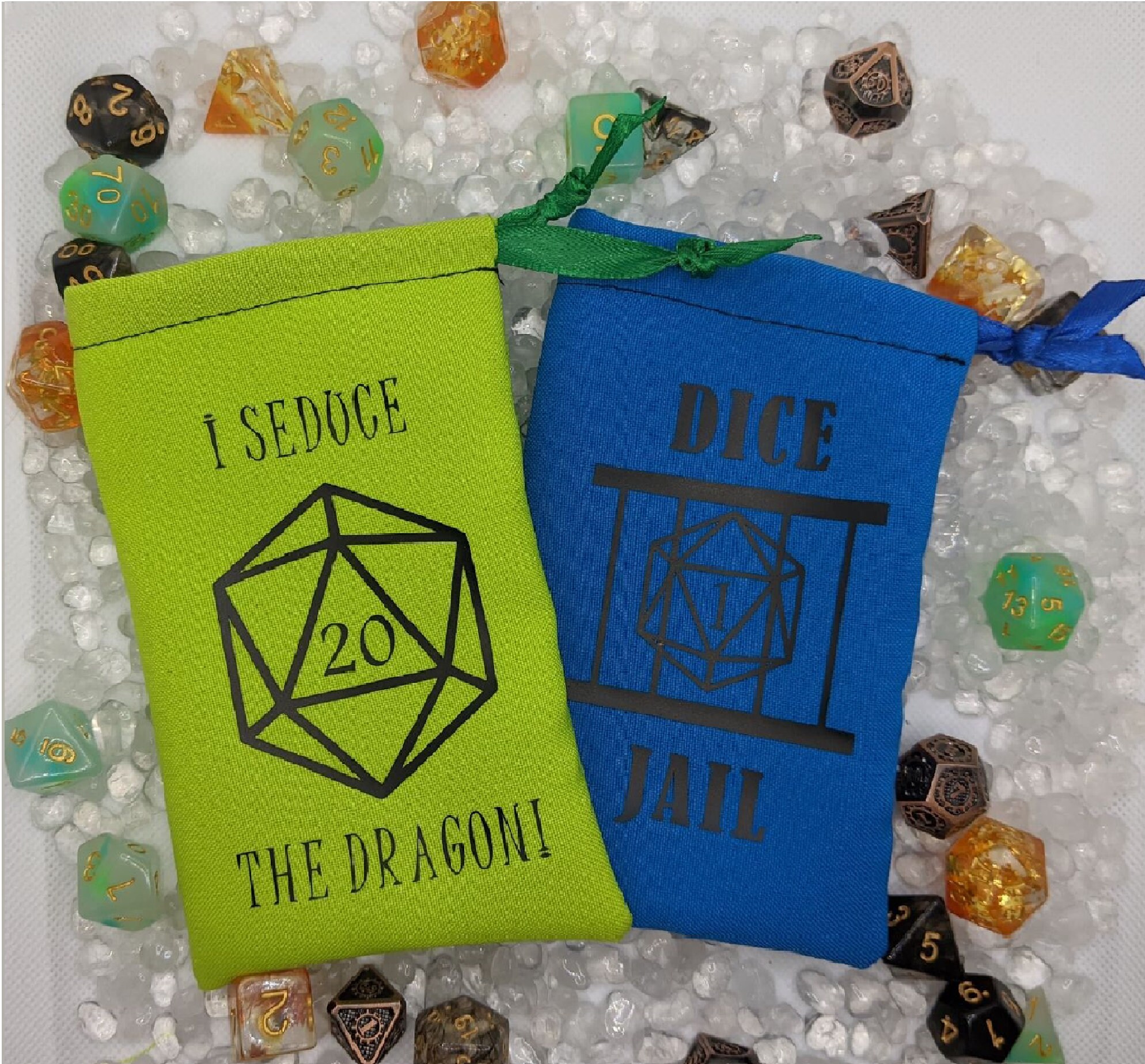 Dice bags Custom Vinyl Designs Etsy