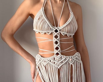 Vestido de macramé Dhara 2.0