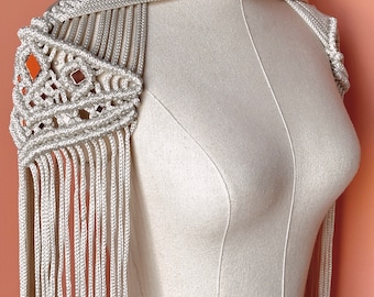 Collar de hombro de macramé Zehra