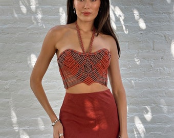 Corsé de macramé Akira