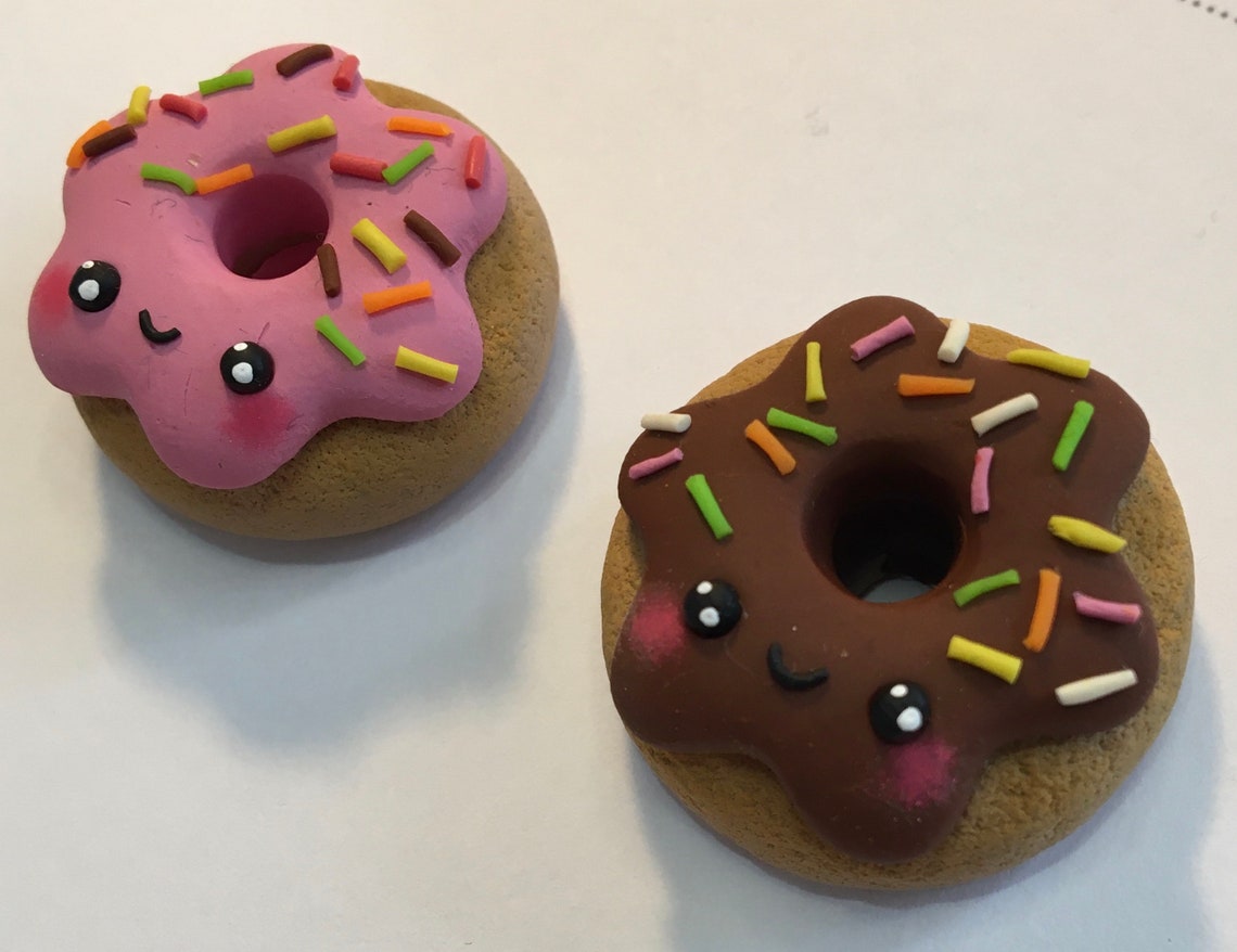 Cute Polymer Clay Donuts With Quote in White Box Frame Picture Etsy UK