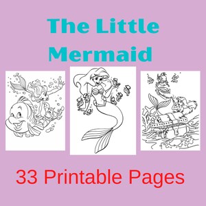 The Little Mermaid Coloring Pages