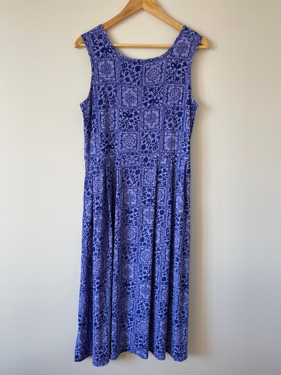 Beautiful Deep Purple Patterned Abstract Print Bu… - image 5