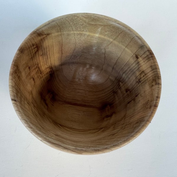 Small bowl: Oregon Myrtlewood