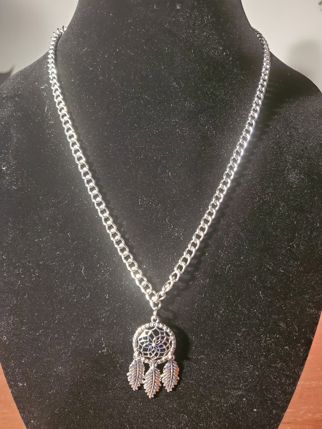 Collier Attrape-Rêves (Dreamcatcher) - Pendentif Argenté Ou Doré - Neuf Avec étiquettes