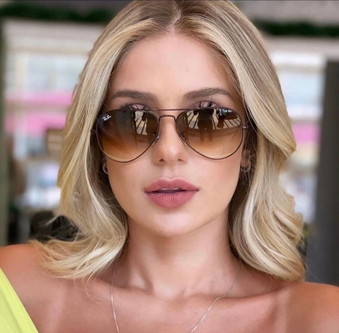 brown ray ban aviators