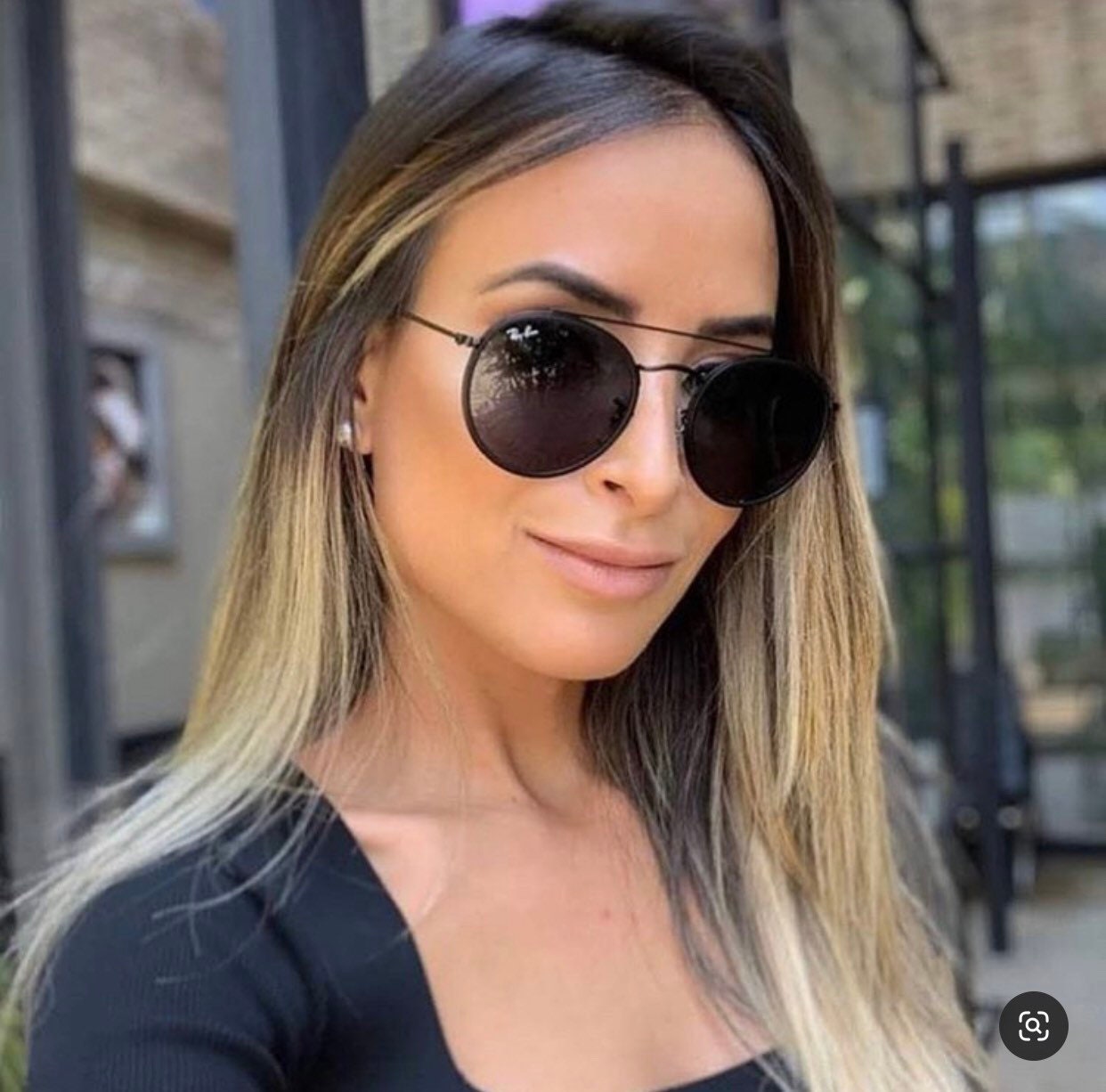 ray ban round double bridge