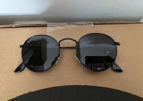 ray ban round metal