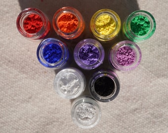 CONTEMPORARY dry pigment SAMPLER - 10 bottles