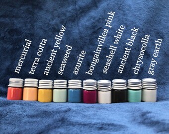 Greek Dry Pigment Set - Ten 1-tsp Bottles