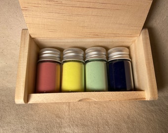 ANTIQUED dry pigment assortment - four 2-tsp bottles