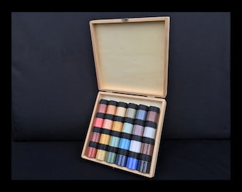 Historisches 24 Dry Pigment Box Set - 24 Vier-TL-Flaschen