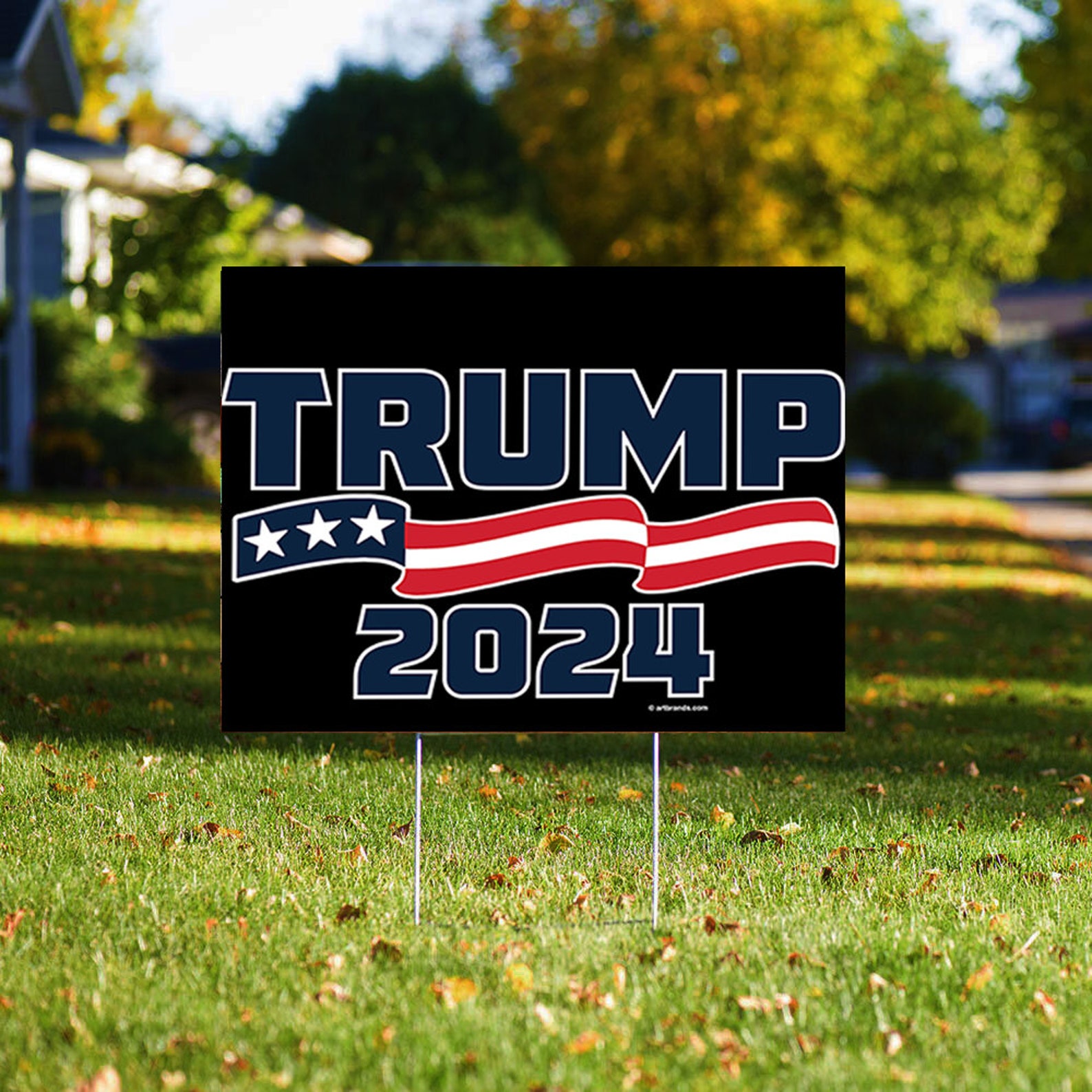 Trump 2024 Yard Sign Personalized Yard Sign Rustic Country Etsy