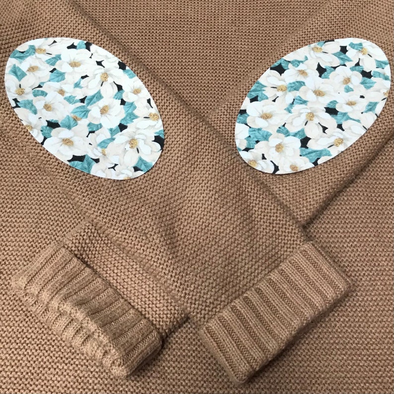 Magnolia Iron On Elbow Patch Set of 2