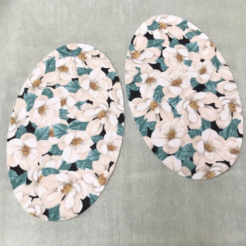 Magnolia Iron On Elbow Patch Set of 2