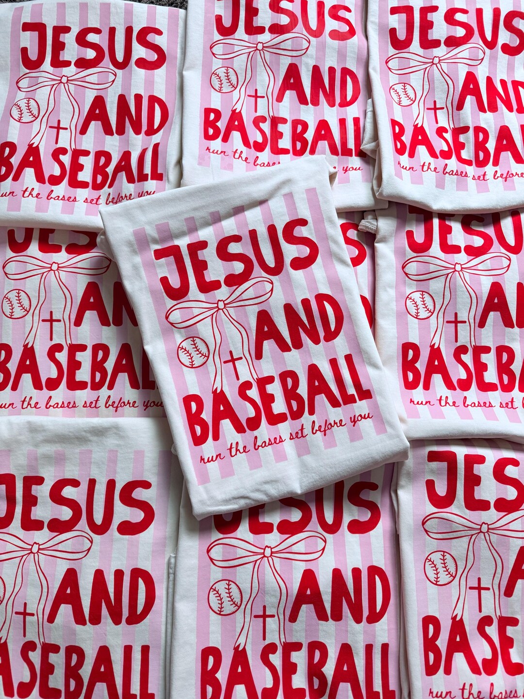 Jesus and Baseball Shirt | Christian Faith Game Day Tee - Etsy