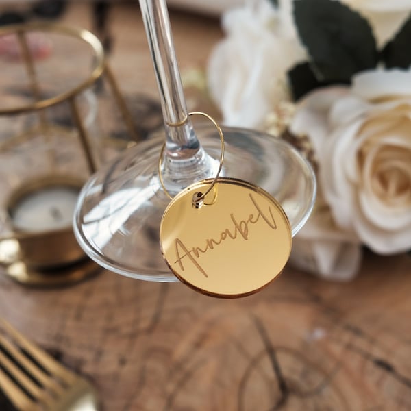 Wedding Favours Drink Tag Name for Glasses Glass Maker Wine Charm Drink Topper Place Card Ideas Keyring Favour Key Chain Favors