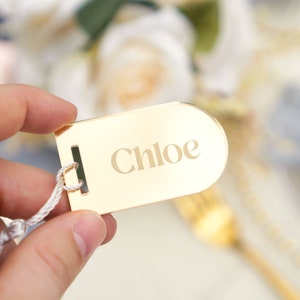 Personalised Luggage Tag Wedding Favour Ideas Keyring Place Card Bookmark With Tassel Name Gift Tag Wedding Favor Keychain image 2