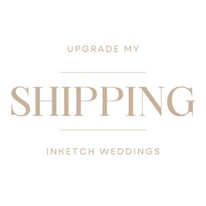 Upgrade My Shipping - If you require a faster delivery time we can upgrade it for you