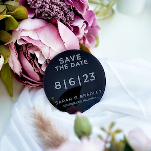 Moderne Save-the-Date-Karten-Ideen UK Acryl-Hochzeits-Save-the-Date-Magneteinladungen Rustikale Hochzeitseinladung Modernes Hochzeitsbriefpapier