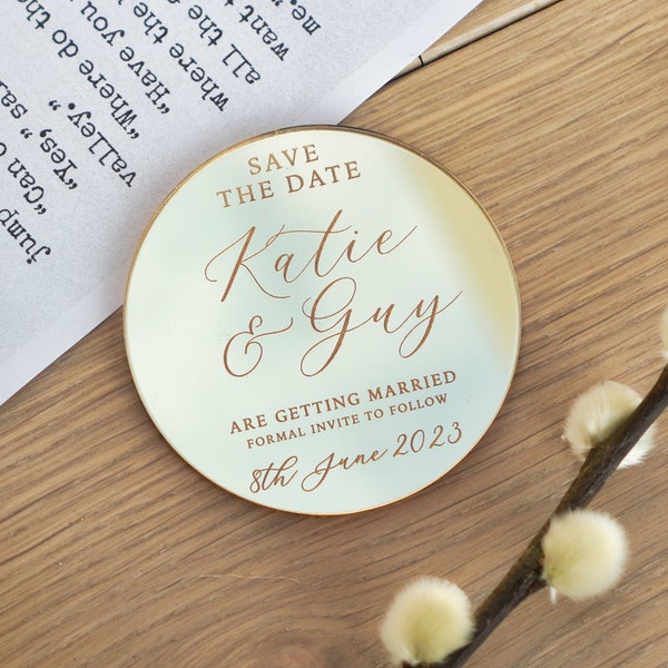 Magnet Save The Dates Acrylic Wedding Save the Date Ideas Invitations Rustic Wedding Invite Rustic Wedding Stationery Save The Date Cards UK
