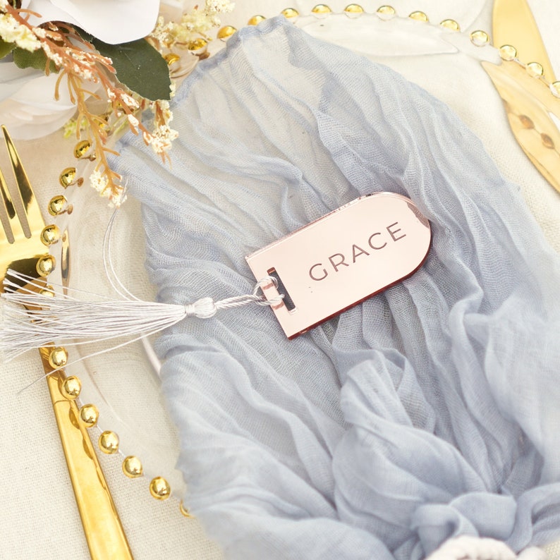 Personalised Luggage Tag Wedding Favour Ideas Keyring Place Card Bookmark With Tassel Name Gift Tag Wedding Favor Keychain image 1