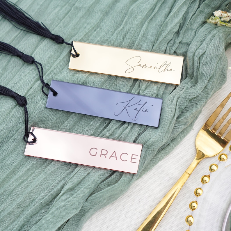 wedding favour bookmarks