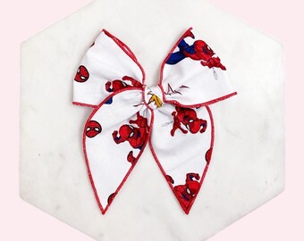 Spider hair bow, Disney bow, Disney parks bow, spider bow, baby bow, hair clip, baby headband, fable bow