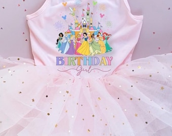 Disney Birthday Tutu, Princesses Dress, Cinderella Castle Dress, Tutu, Disney  Princess Tutu, Disney Tutu - Etsy
