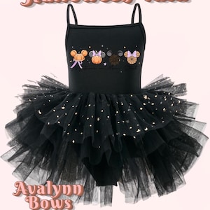 Halloween Mickey Minnie Pumpkin Tutu, Princesses Dress, Leotard Tutu, Disney Dress, Disney Princess Tutu, Halloween
