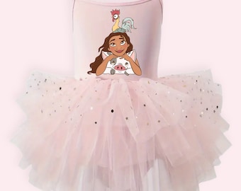 Princess tutu, moana tutu, princess dress, tutu, Disney Princess tutu, disney outfit