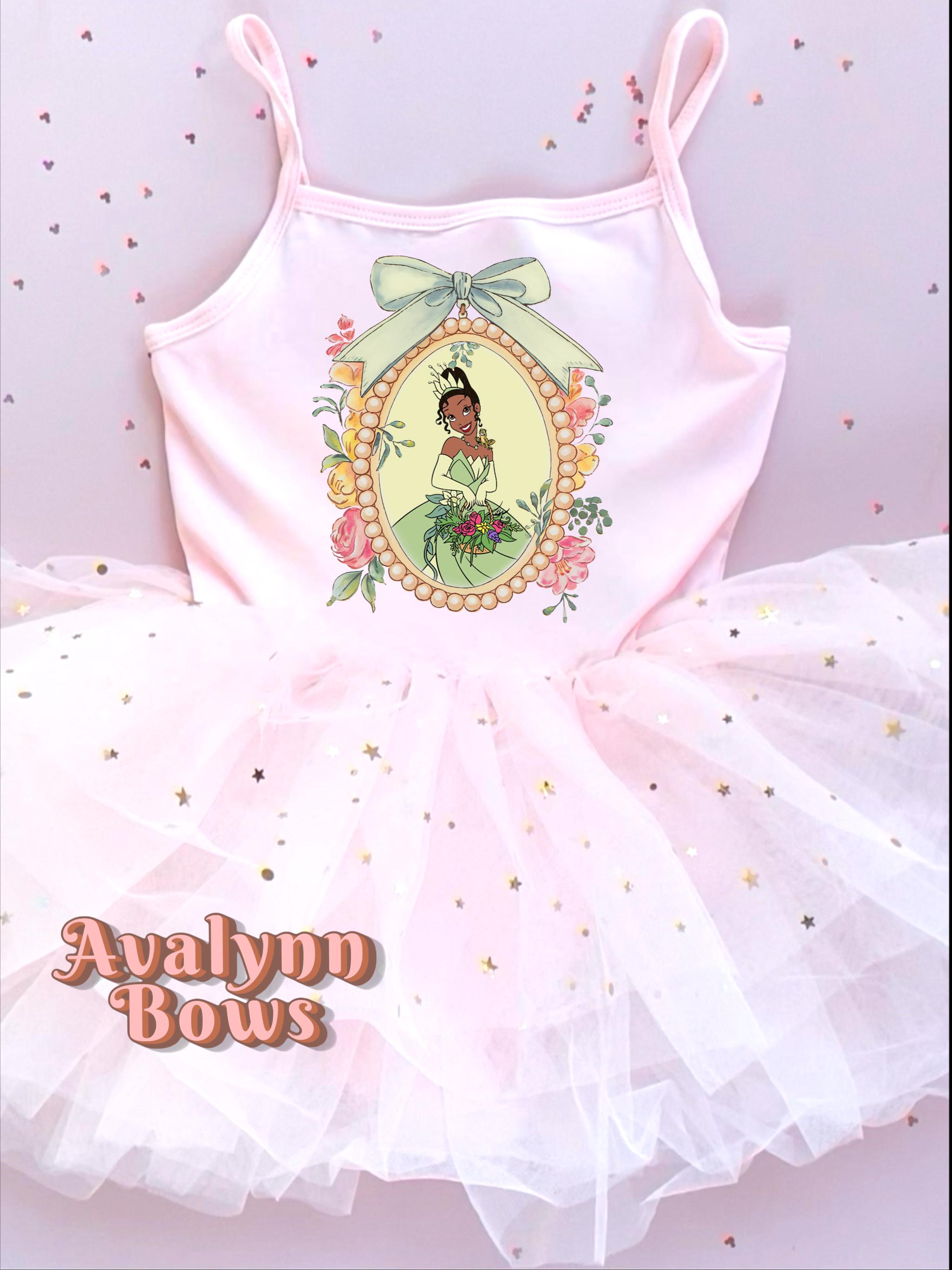 open lace back dress Girls' Fairy Princess 3/4 Sleeve Tutu Leotard Size: 12-24M by Mila & Rose