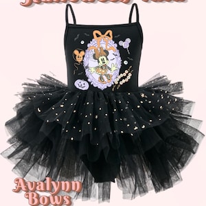 Halloween Minnie Mouse Tutu, Princesses Dress, Leotard Tutu, Disney Dress, Disney Princess Tutu, Halloween
