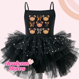 Halloween Minnie Mouse Tutu, Princesses Dress, Leotard Tutu, Disney Dress, Disney Princess Tutu, Halloween